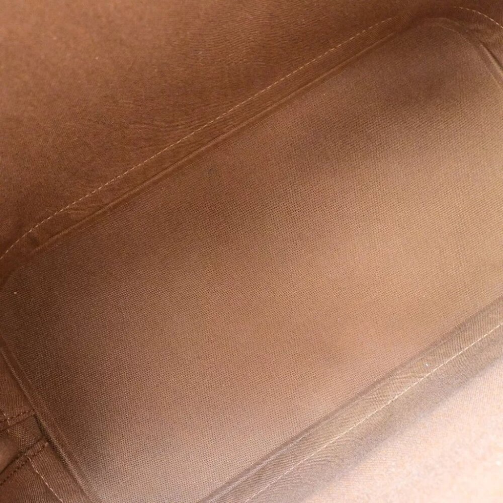 LOUIS VUITTON LV Logo Alma Hand Bag Monogram Leather Brown France - Picture 11 of 14